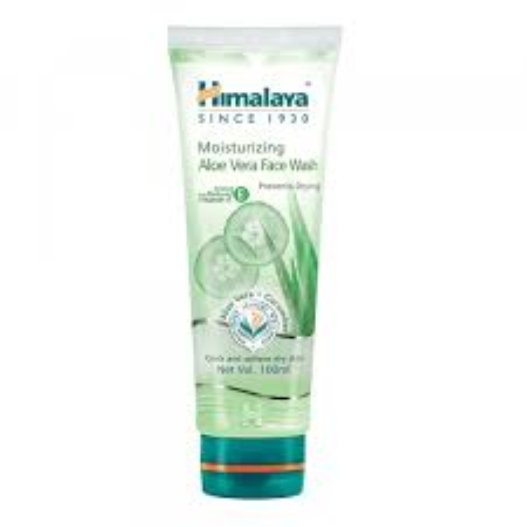 HIMALAYA MOISTURISING ALOE VERA FACE WASH 100ML